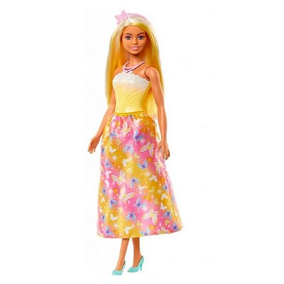 Boneca Barbie Fantasy Princesa Vestido Amarelo Mattel
