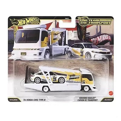 Hot Wheels Team Transport Legends Honda Civic & Kousoku