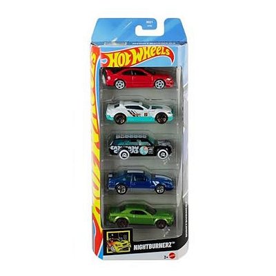 Hot Wheels Pacote c/ 05 Nightburnerz JKG21