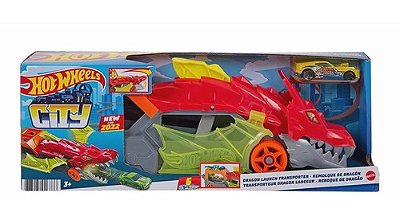 Hot Wheels Lançador Reboque De Dragão Gtk42 Mattel