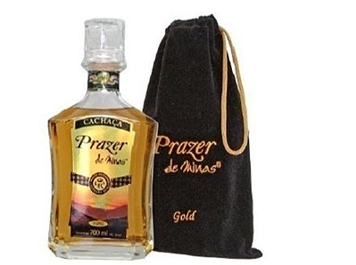 Cachaça Prazer de Minas Gold 700ml