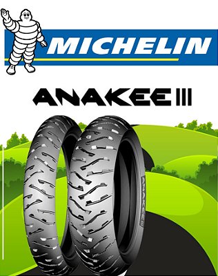 Pneu Michelin Anakee 3 -PAR- Traseiro 170/60-17 + Dianteiro 120/70-19