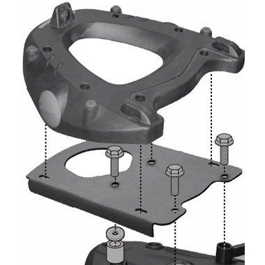 Base para Baú GIVI Monokey para BMW F800 GS ( apartir de 2012 ) Normal e Adventure