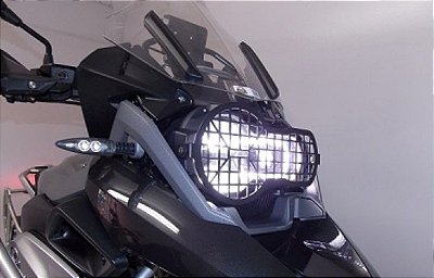 Protetor de Farol para BMW R1200 GS em Grade