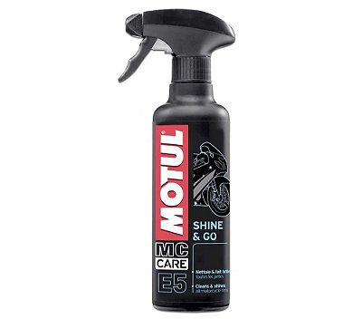 Motul E5 - SHINE & GO - Manutenção de Cores e Brilho em plásticos e carenagens