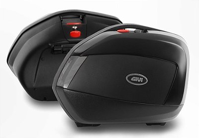 Baú Givi 35L lateral modelo V35 Tech-Fumê ( jogo / Par )