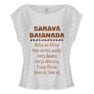 Blusa Feminina Saravá Baianada