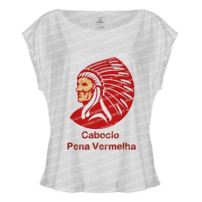 Blusa Feminina Caboclo Pena Vermelha