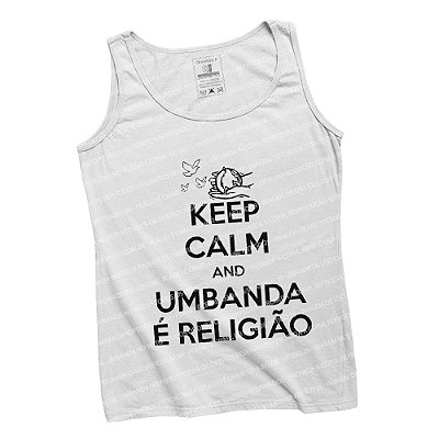 Regatinha Keep Calm and Umbanda é Religião