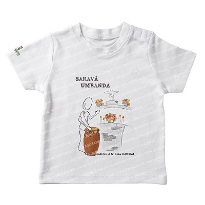 Camiseta Infantil Saravá Umbanda