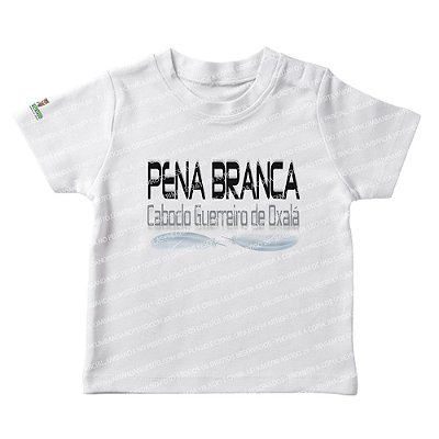 Camiseta Infantil Pena Branca