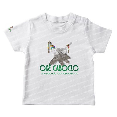 Camiseta Infantil Salve Caboclo, Salve a Umbanda
