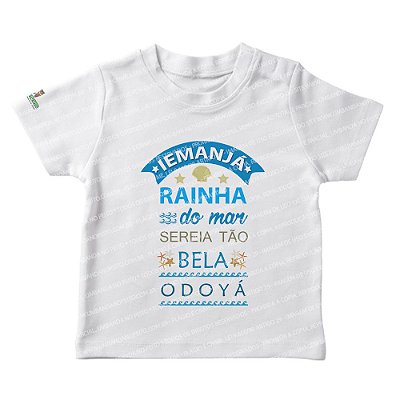 Camiseta Infantil Rainha Sereia