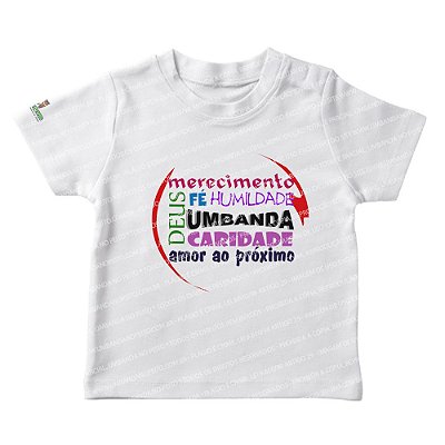Camiseta Infantil Valores da Umbanda