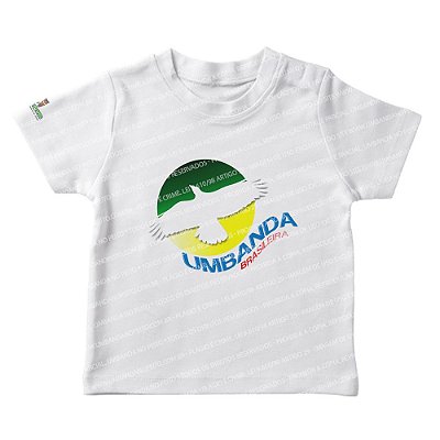 Camiseta Infantil Umbanda Brasileira