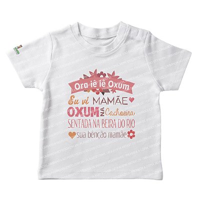 Camiseta Infantil Oxum na Cachoeira