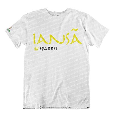Camiseta Rainha Iansã (estampa amarela)