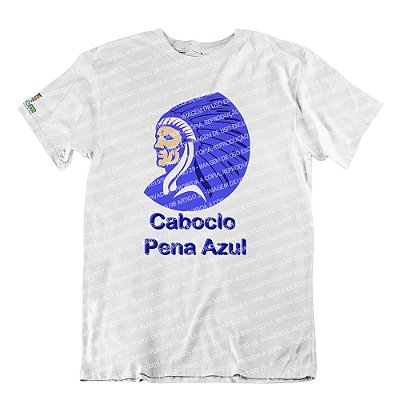 Camiseta Caboclo Pena Azul