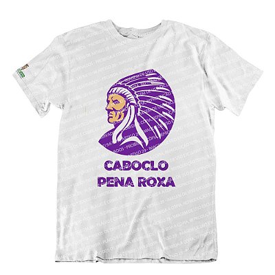 Camiseta Caboclo Pena Roxa