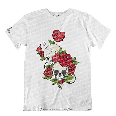 Camiseta Rosa Caveira