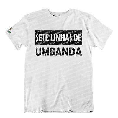 Camiseta Sete Linhas de Umbanda