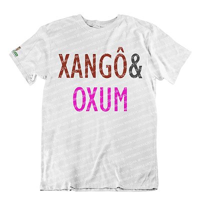 Camiseta Coleção Pai & Mãe: Xangô & Oxum