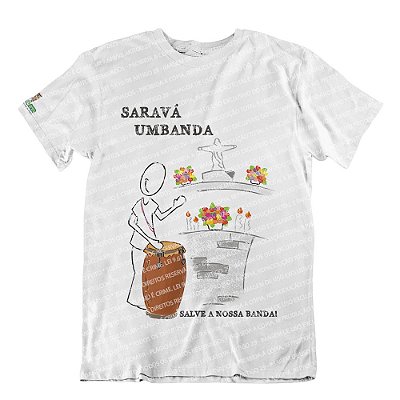Camiseta Saravá Umbanda	