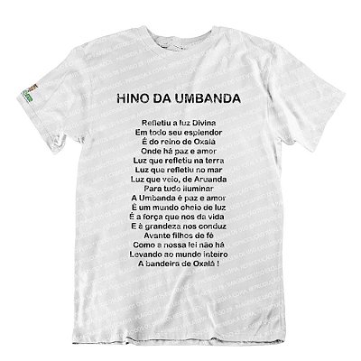 Camiseta Hino da Umbanda