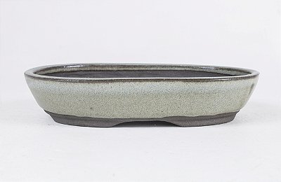 OV012 D - Vaso Oval Esmaltado - 175 x 120 x 35mm