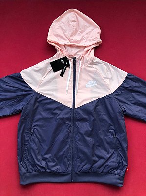 Jaqueta Nike Sportswear Windrunner Feminina Roxa e Rosa