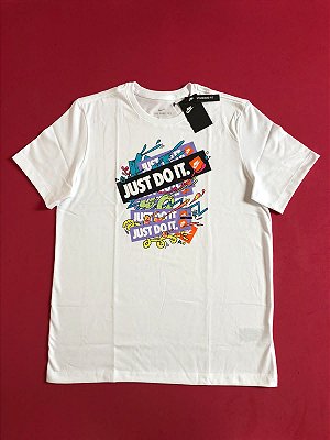 Camiseta Nike Just do It Branca Masculina