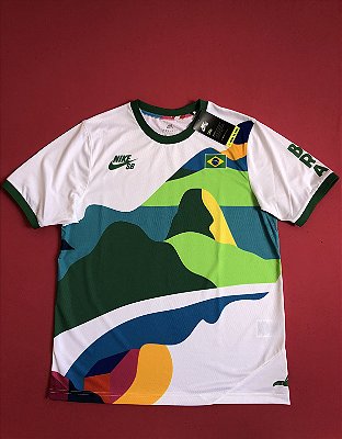 Camiseta Nike SB Brasil Ring Olimpíadas Tokyo Masculina