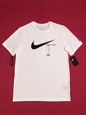 Camiseta Nike Swoosh Branca Masculina