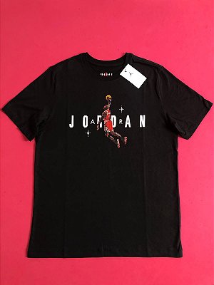 Camiseta Air Jordan Pixel Preta Masculina