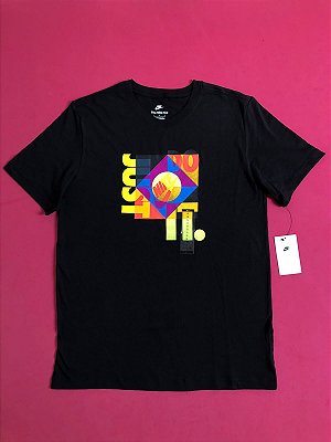 Camiseta Nike Sporstwear Just do It Preta Masculina
