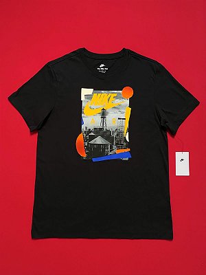 Camiseta Nike Air City Preta Masculina