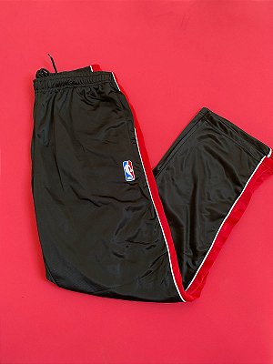 Calça NBA Preta e Vermelha Masculina
