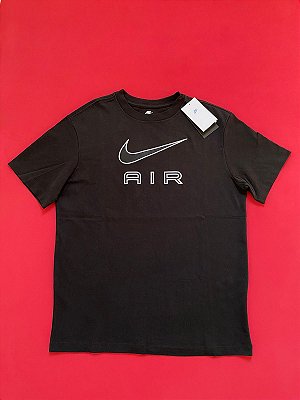 Camiseta Nike Air Premium Preta (CORTE GRANDE)
