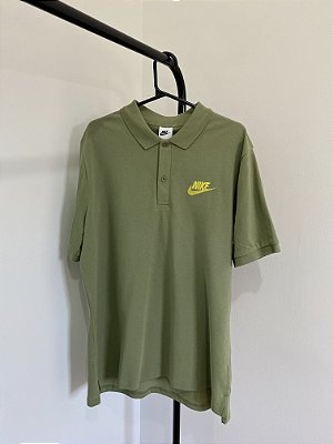 Polo Nike Sportswear Verde Oliva Masculina