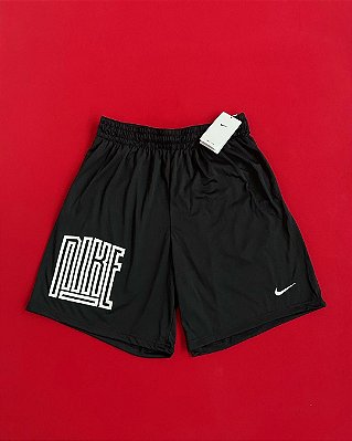 Shorts Nike Dri Fit Basketball Preto Masculino