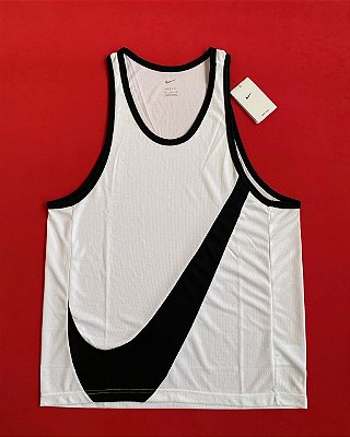 Regata Nike Dri Fit Branca Masculina