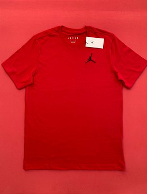Camiseta Air Jordan Logo Vermelha Masculina