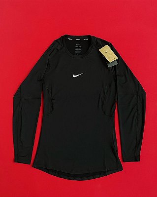Camiseta Nike Pro Manga Longa Masculina