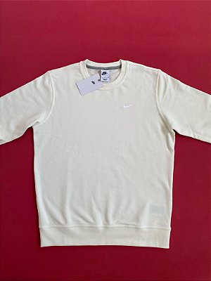 Blusa Nike Swoosh Gola Careca Off White