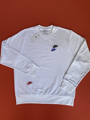 Blusa Nike Swoosh Branca Masculina