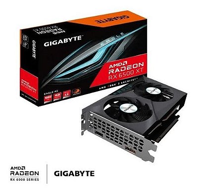 Placa De Video Gigabyte Radeon 4gb Rx 6500xt Amd Eagle Gddr6