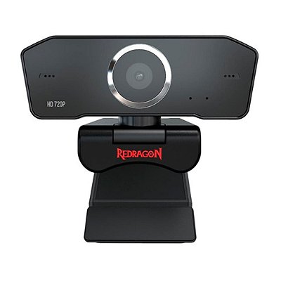 Webcam Redragon Streaming Fobos HD 720p 2 Microfones GW600-1