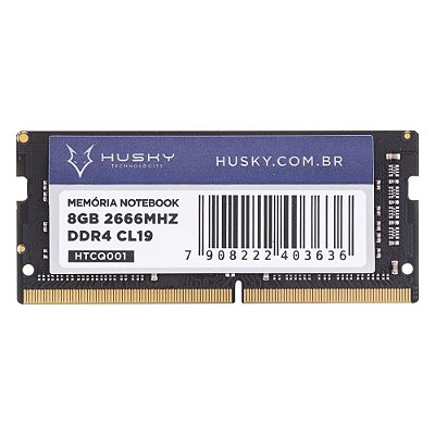 Memória Para Notebook Husky Technologies 8GB 2666MHz DDR4 CL19 - HTCQ001