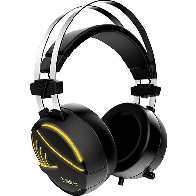 Headset Gamdias Hebe M1 Som 7.1 Surround Virtual RGB USB 50mm - Preto