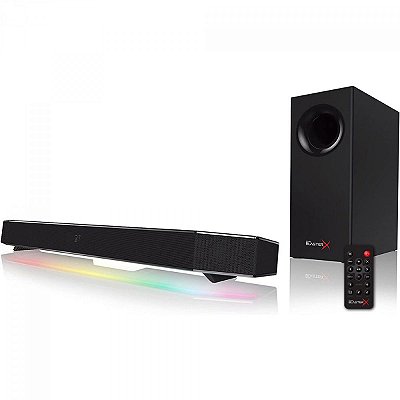 Caixa De Som Gamer Creative Sound Blaster X Pro-Gaming Katana LED 2.1 Bluetooth 4.2 USB - Preto